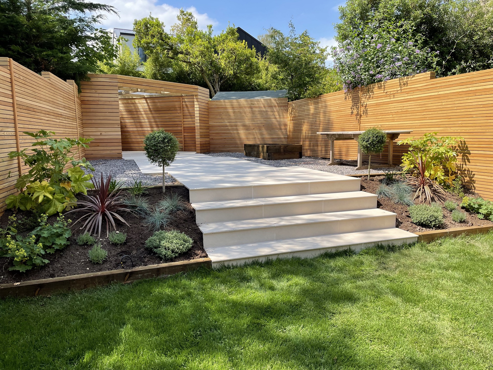 Modern landscape garden project